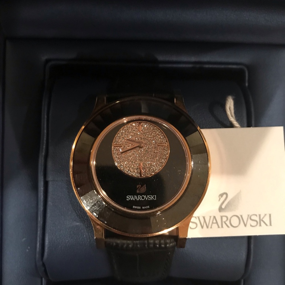 Swarovski watch with crystal accents